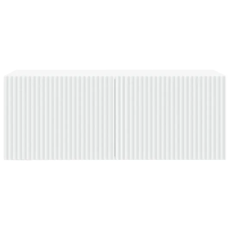 Sieninė TV spintelė Balta 78,5 x 31 x 30 cm Apdirbta mediena