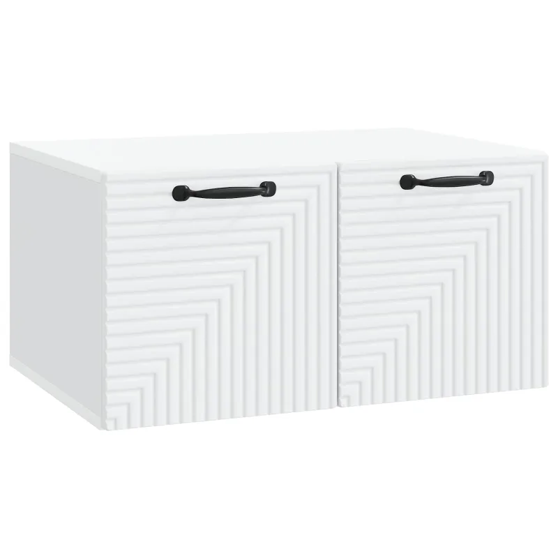 Sieninė TV spintelė Balta 59,5 x 41 x 30 cm Apdirbta mediena