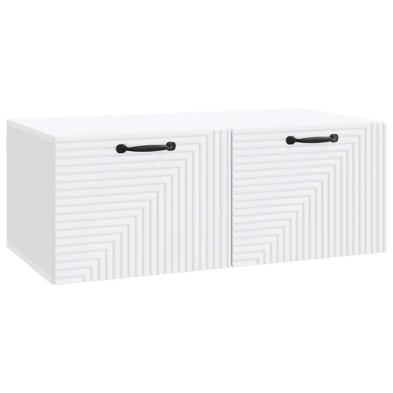 Sieninė TV spintelė Balta 78,5 x 41 x 30 cm Apdirbta mediena