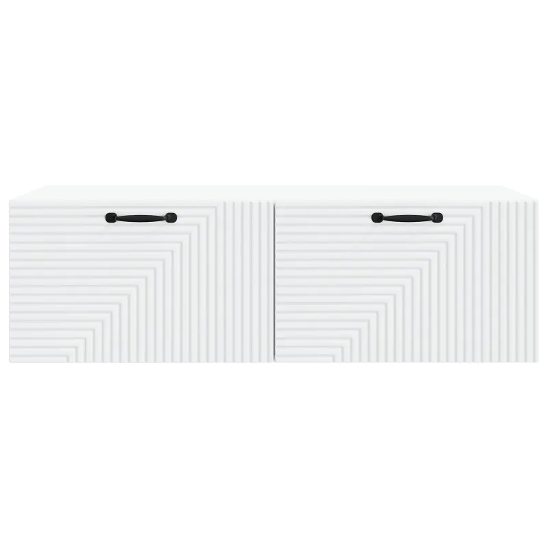 Sieninė TV spintelė Balta 98 x 41 x 30 cm Apdirbta mediena