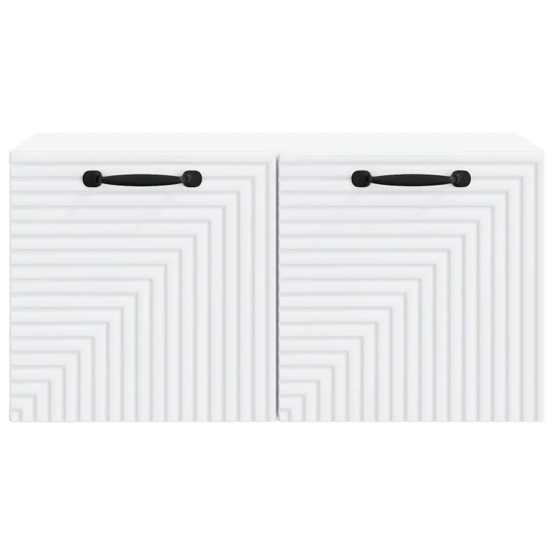 Sieninė TV spintelė Balta 59,5 x 31 x 30 cm Apdirbta mediena