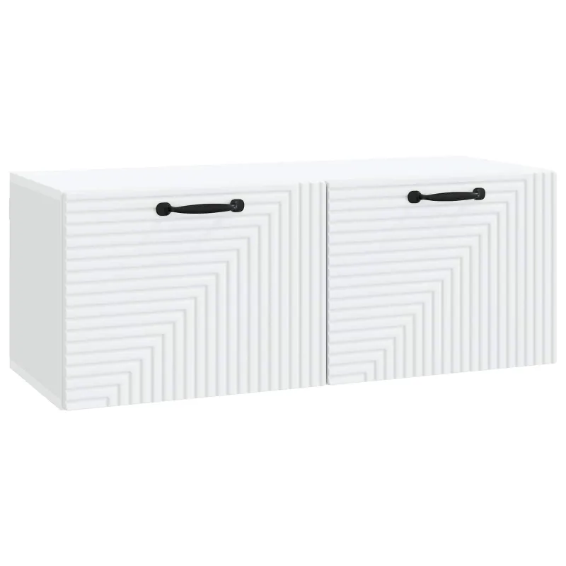Sieninė TV spintelė Balta 78,5 x 31 x 30 cm Apdirbta mediena