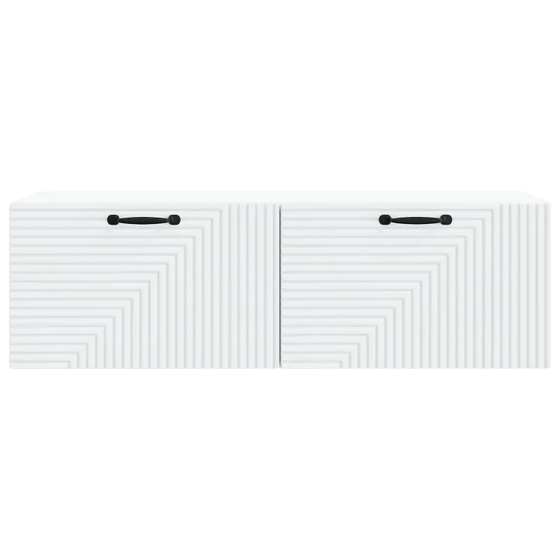 Sieninė TV spintelė Balta 98 x 31 x 30 cm Apdirbta mediena