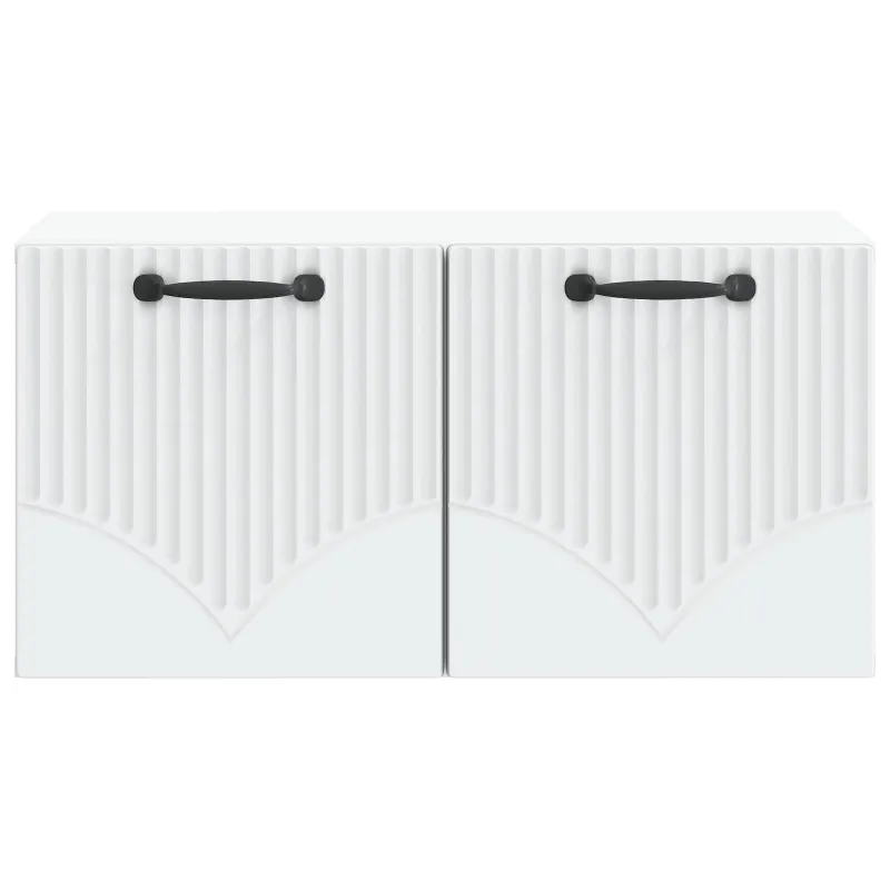 Sieninė TV spintelė Balta 59,5 x 31 x 30 cm Apdirbta mediena
