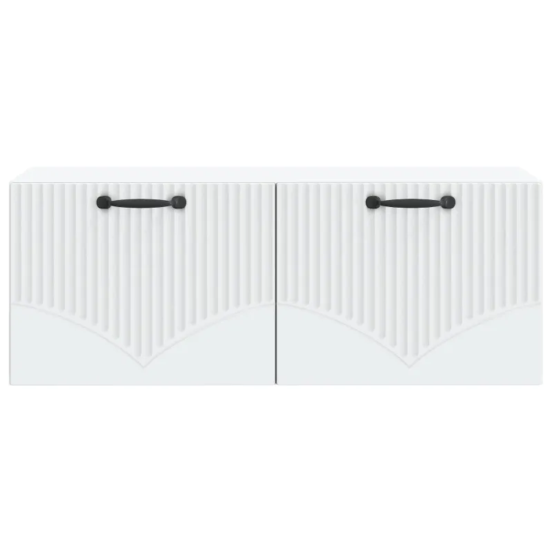 Sieninė TV spintelė Balta 78,5 x 31 x 30 cm Apdirbta mediena