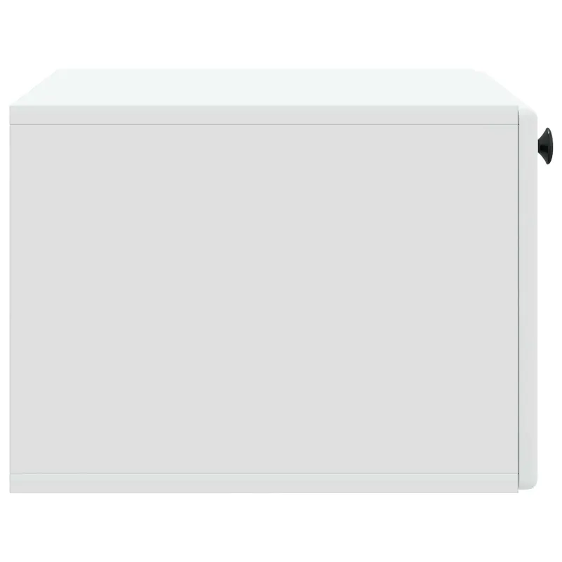 Sieninė TV spintelė 59,5 x 41 x 30 cm Balta Apdirbta mediena