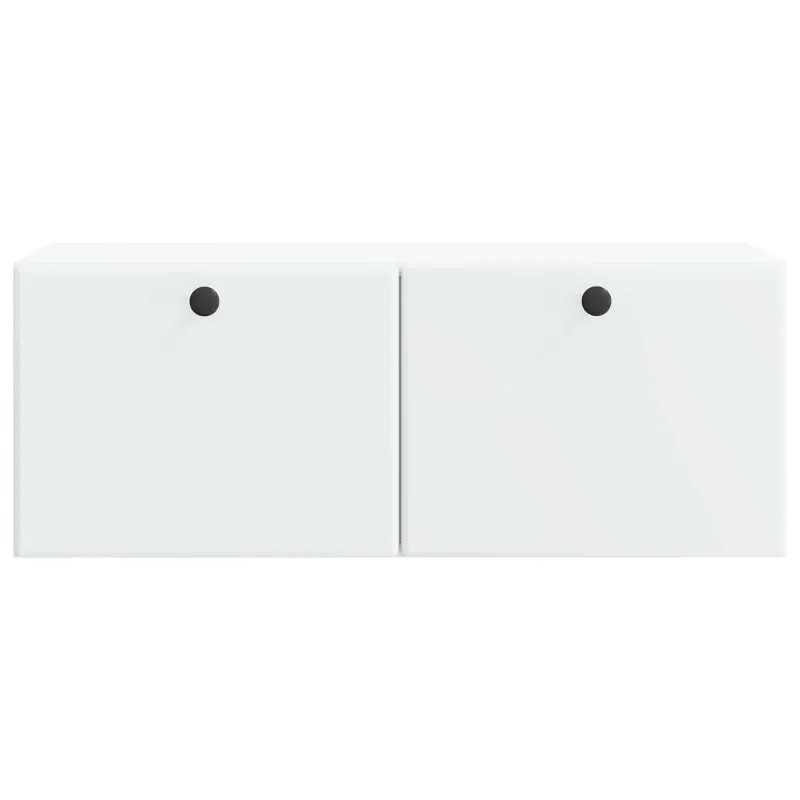 Sieninė TV spintelė 78,5 x 31 x 30 cm Balta Apdirbta mediena