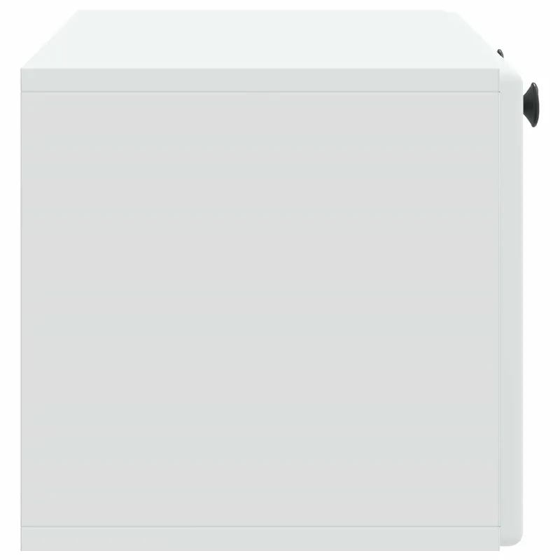 Sieninė TV spintelė 78,5 x 31 x 30 cm Balta Apdirbta mediena