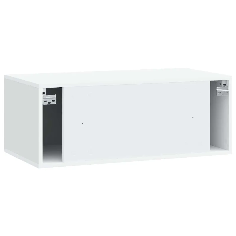 Sieninė TV spintelė Balta 78,5 x 41 x 30 cm Apdirbta mediena