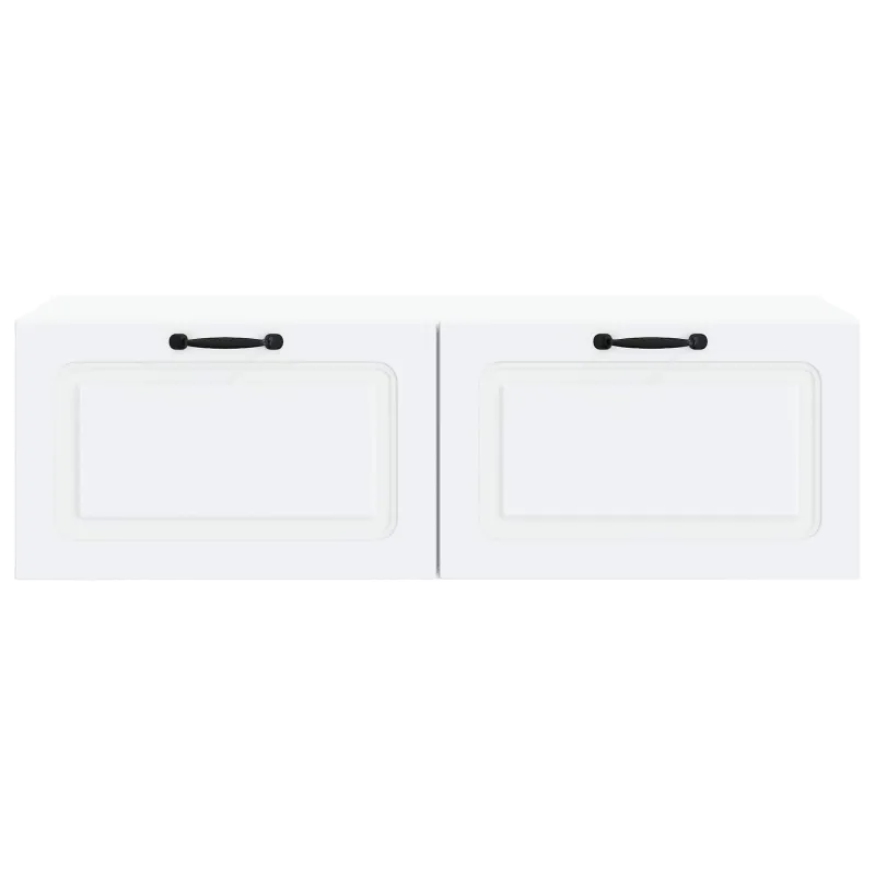 Sieninė TV spintelė Balta 98 x 41 x 30 cm Apdirbta mediena