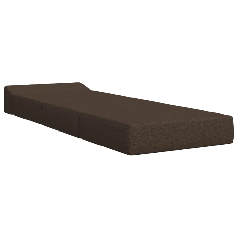 Sulankstomas Sofos Lova Taupe 200 x 70 x 15 cm Audinys