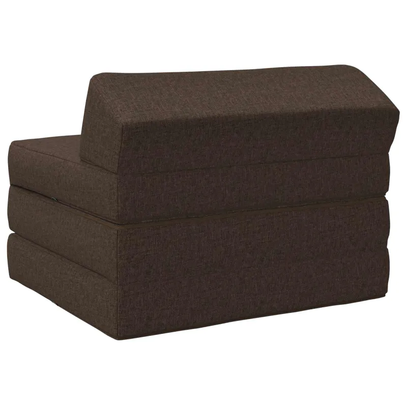 Sulankstomas Sofos Lova Taupe 200 x 70 x 10 cm Audinys