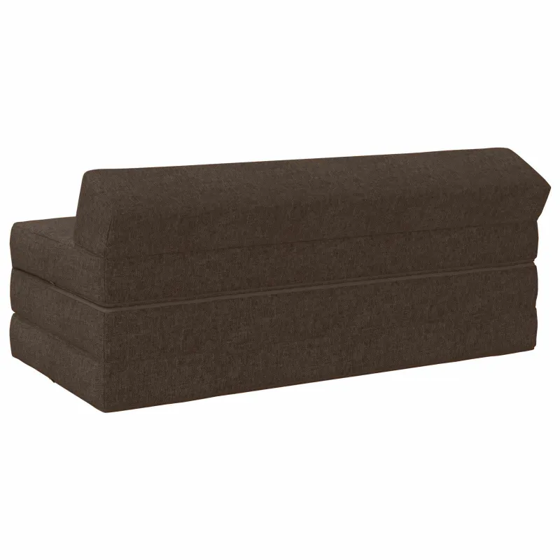 Sulankstomas Sofos Lova Taupe 120 x 60 x 49 cm Audinys
