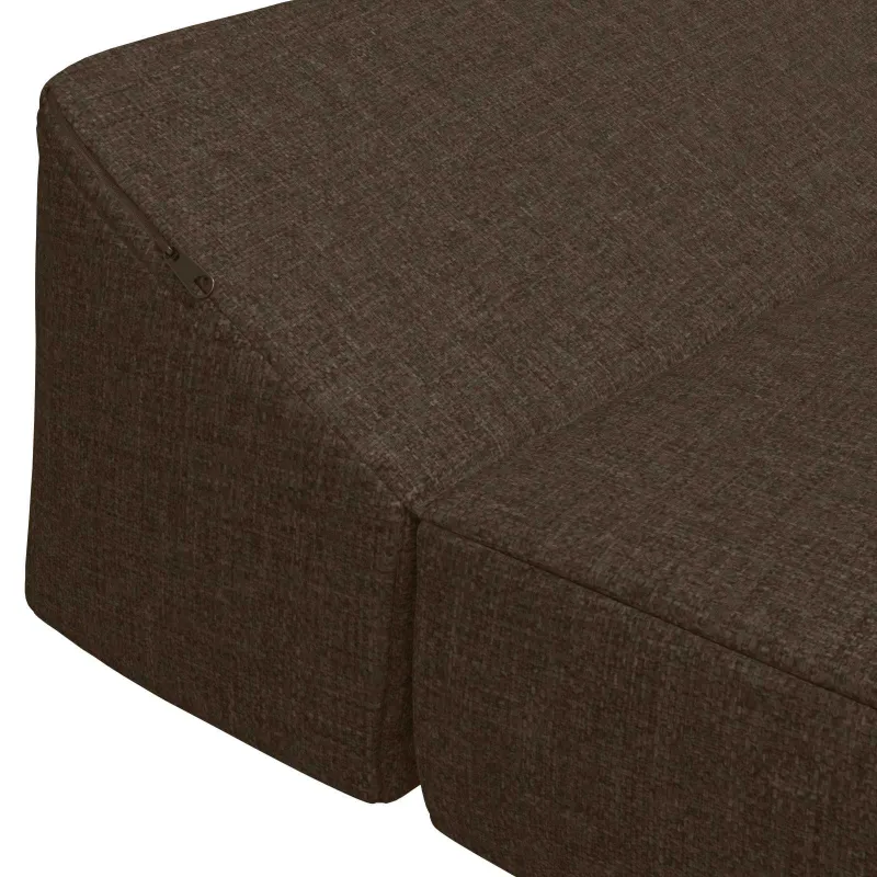 Sulankstomas Sofos Lova Taupe 120 x 60 x 49 cm Audinys