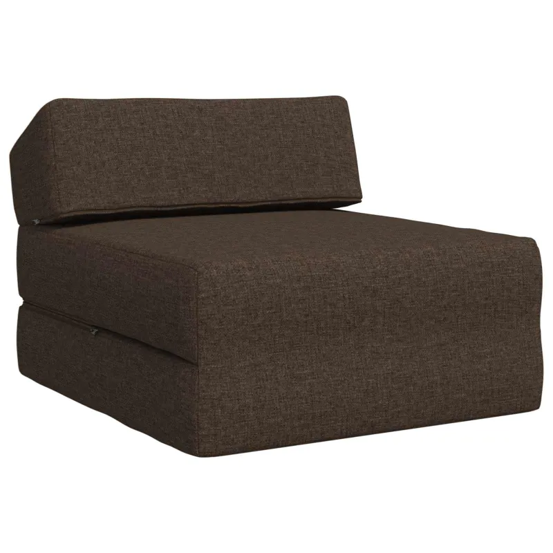 Sulankstomas Sofos Lova Taupe 60 x 70 x 41 cm Audinys