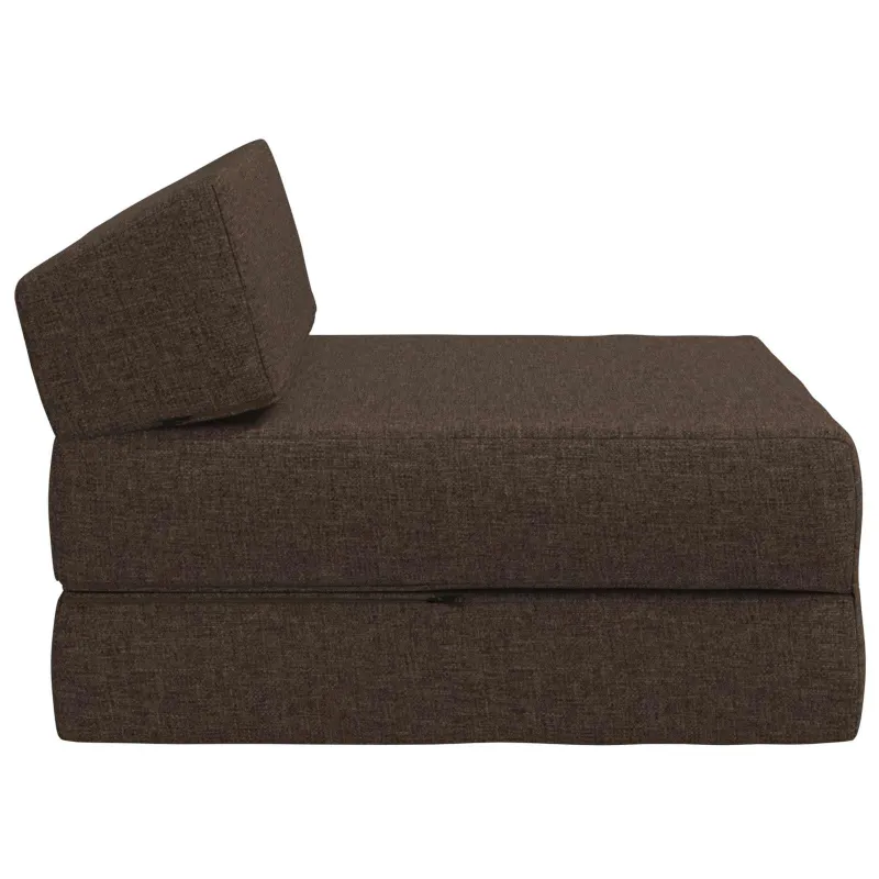 Sulankstomas Sofos Lova Taupe 60 x 70 x 41 cm Audinys