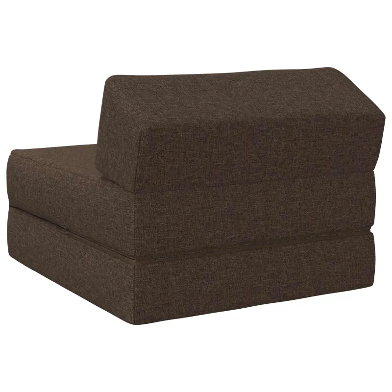 Sulankstomas Sofos Lova Taupe 60 x 70 x 41 cm Audinys