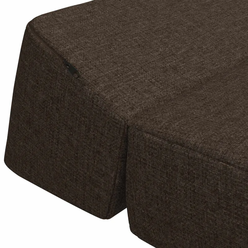 Sulankstomas Sofos Lova Taupe 60 x 70 x 41 cm Audinys