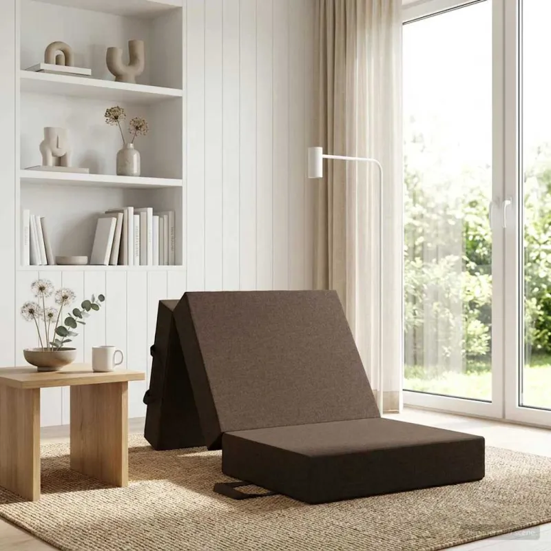 Sulankstomas Sofos Lova 75 x 63 x 45 cm Taupe