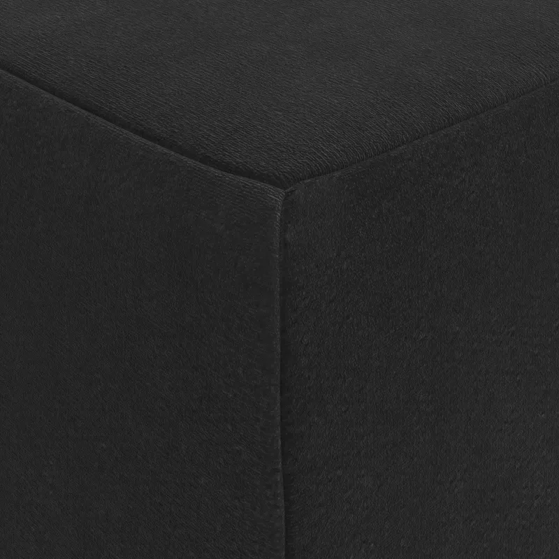 Sulankstomas Sofos Lova 90 x 63 x 45 cm Juoda