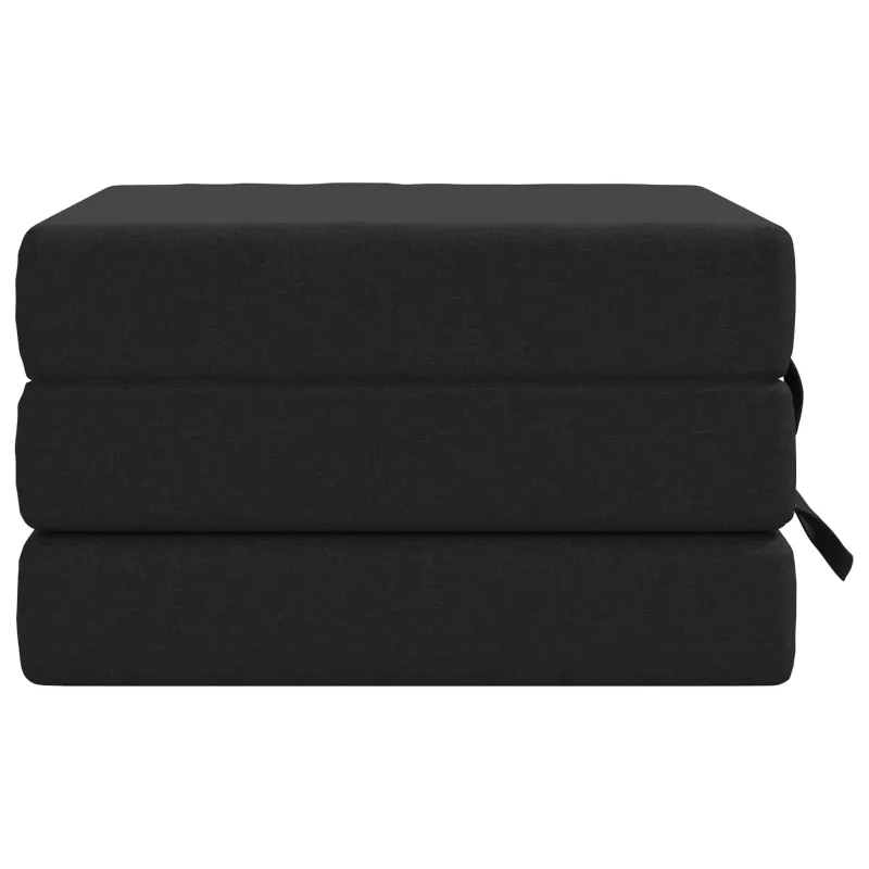 Sulankstomas Sofos Lova 75 x 67 x 45 cm Juoda