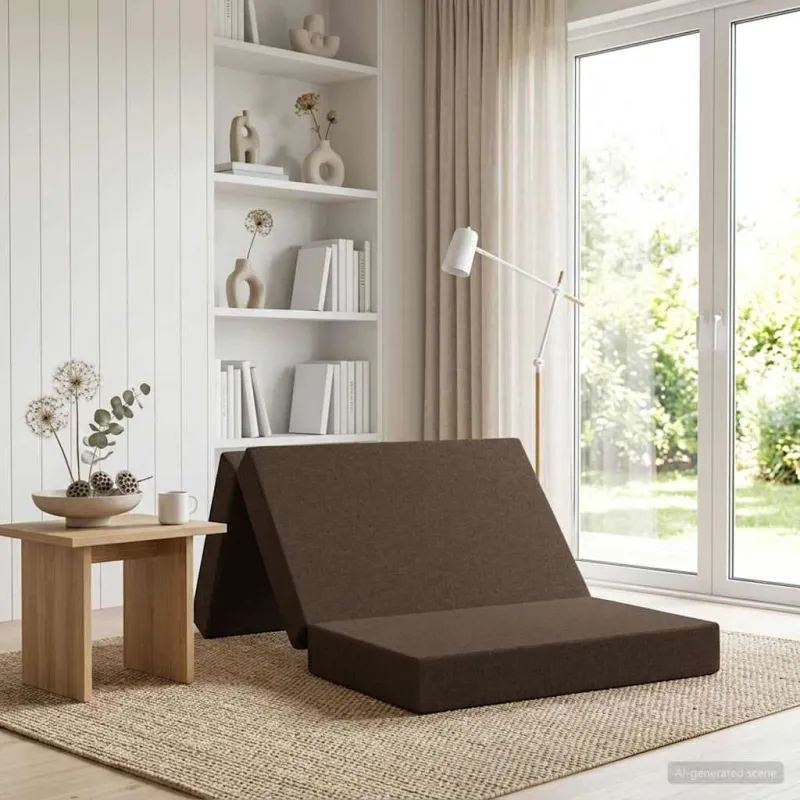Sulankstomas Sofos Lova 80 x 67 x 45 cm Taupe