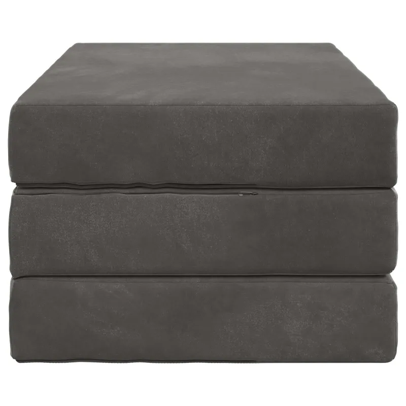 Sulankstomas Sofos Lova 80 x 67 x 45 cm Tamsiai pilka