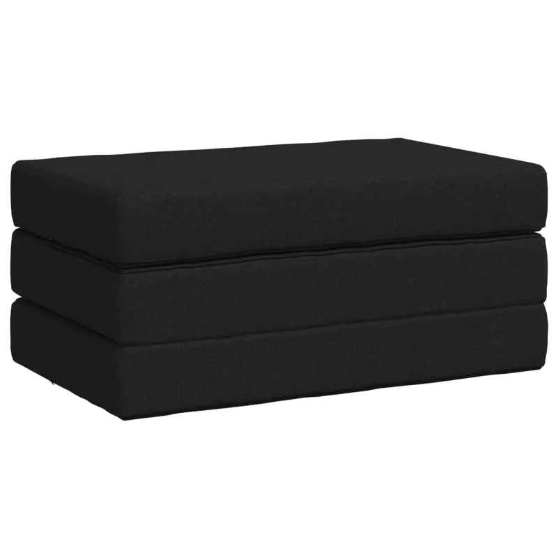 Sulankstomas Sofos Lova 100 x 67 x 45 cm Juoda