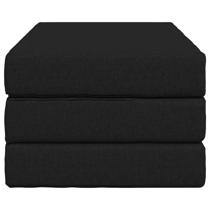 Sulankstomas Sofos Lova 100 x 67 x 45 cm Juoda