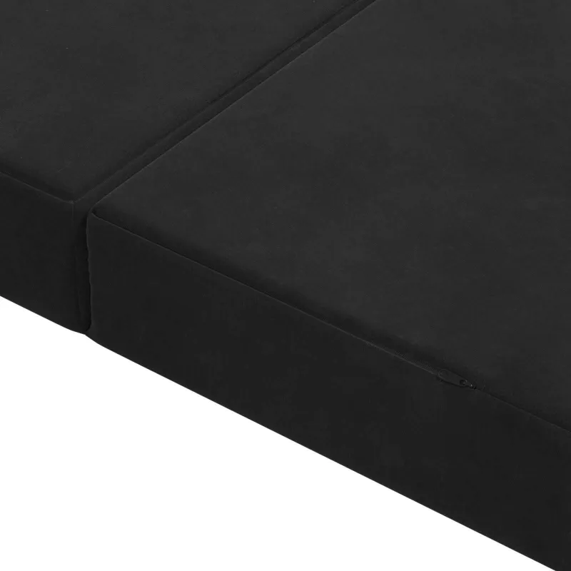 Sulankstomas Sofos Lova 100 x 67 x 45 cm Juoda
