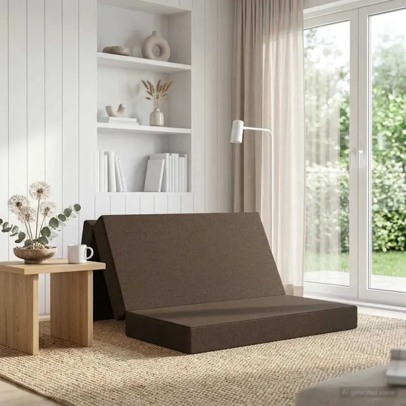 Sulankstomas Sofos Lova 120 x 67 x 45 cm Taupe