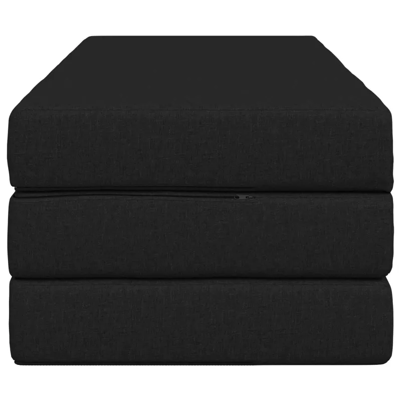 Sulankstomas Sofos Lova 140 x 67 x 45 cm Juoda