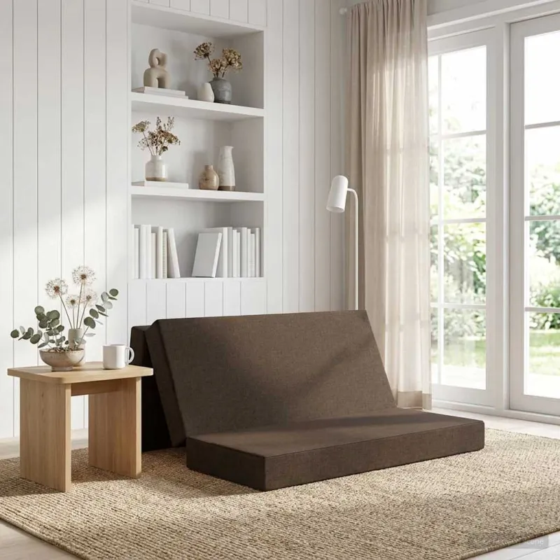 Sulankstomas Sofos Lova 180 x 67 x 45 cm Taupe