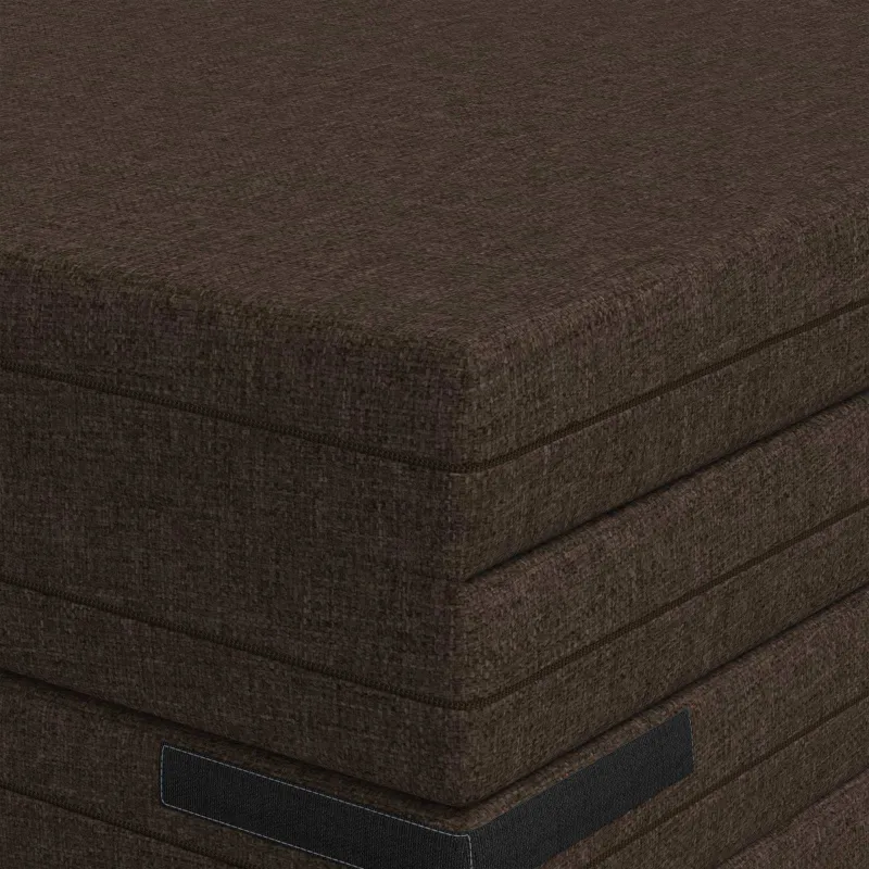 Sulankstomas Sofos Lova 140 x 67 x 45 cm Taupe