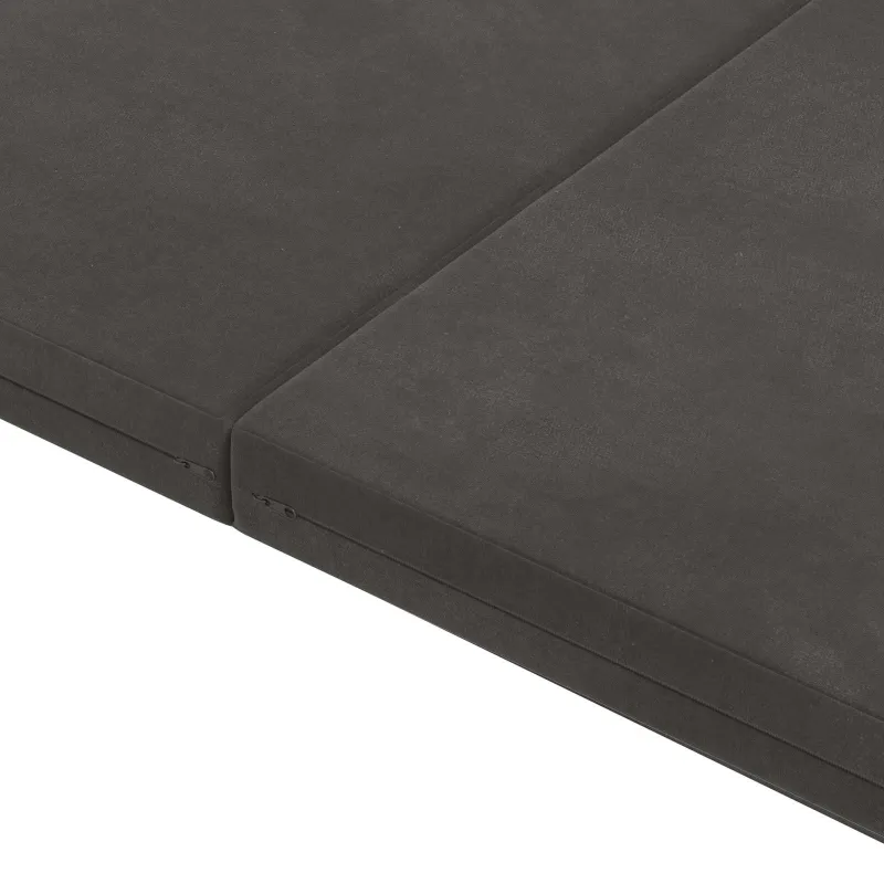 Sulankstomas Sofos Lova 140 x 67 x 45 cm Tamsiai pilka