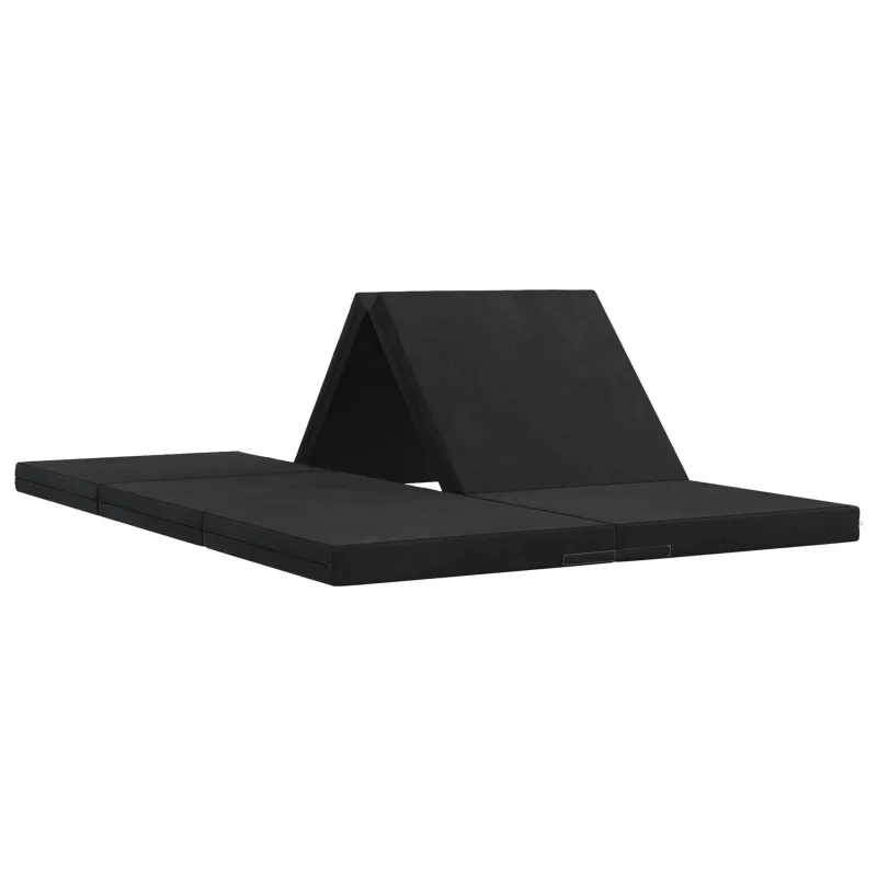 Sulankstomas Sofos Lova 140 x 67 x 45 cm Juoda