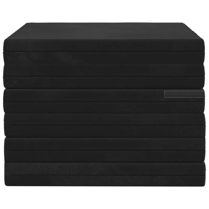 Sulankstomas Sofos Lova 140 x 67 x 45 cm Juoda