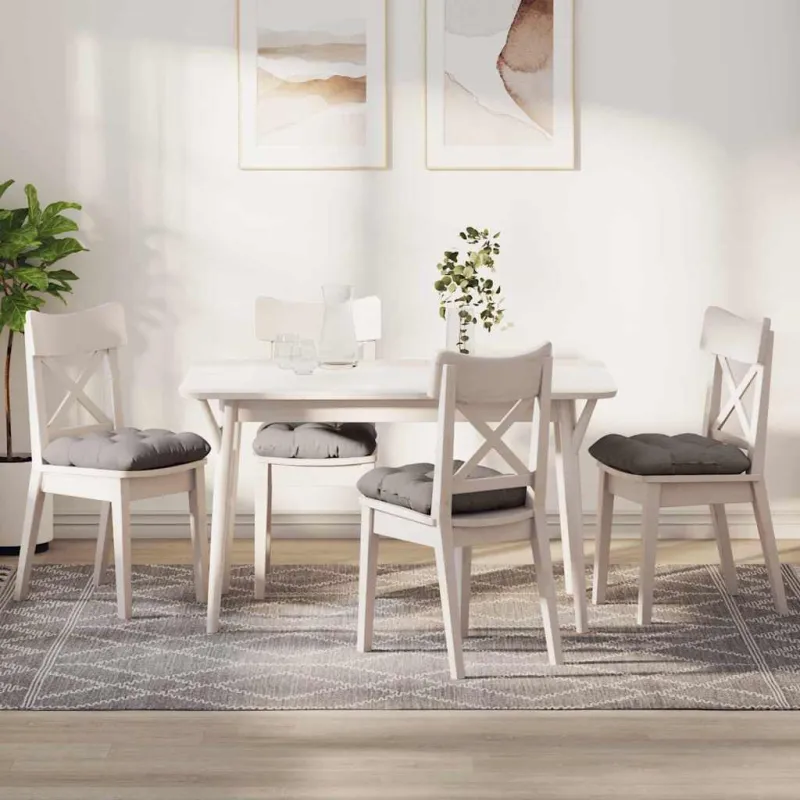 Sėdynių pagalvėlės 4 pcs Taupe 45 x 45 x 12 cm audinys
