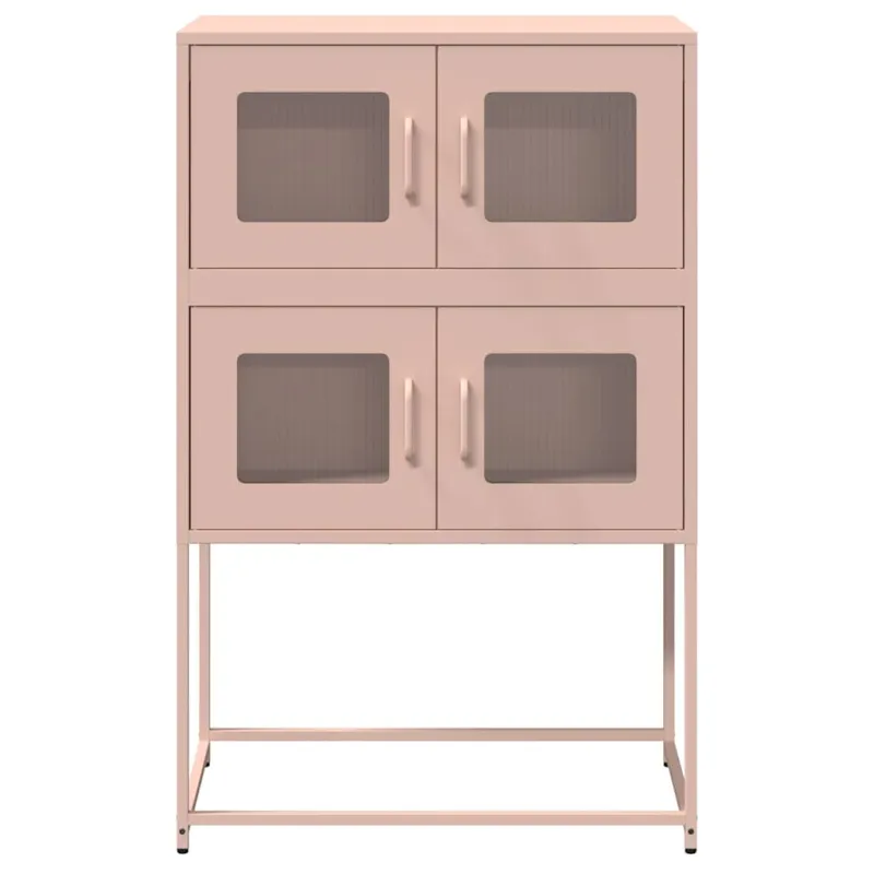 Highboard Pink 68x39x107 cm Plienas