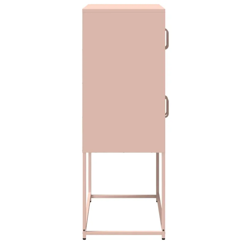 Highboard Pink 68x39x107 cm Plienas