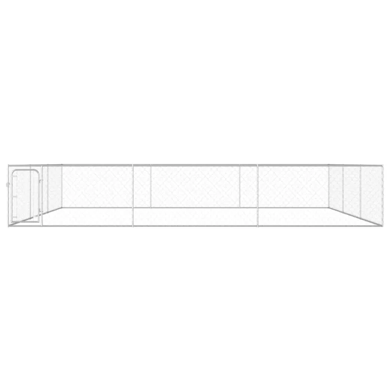 Lauko voljeras šunims, 6x6x1m, galvanizuotas plienas