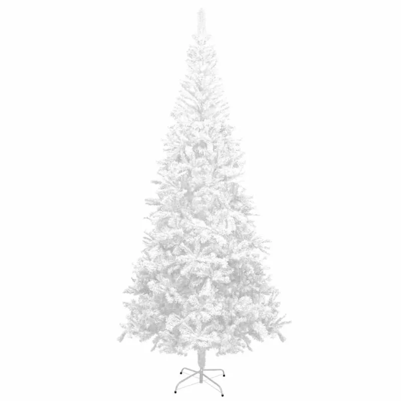 Dirbtinė apšviesta Kalėdų eglutė, baltos spalvos, 240cm, L