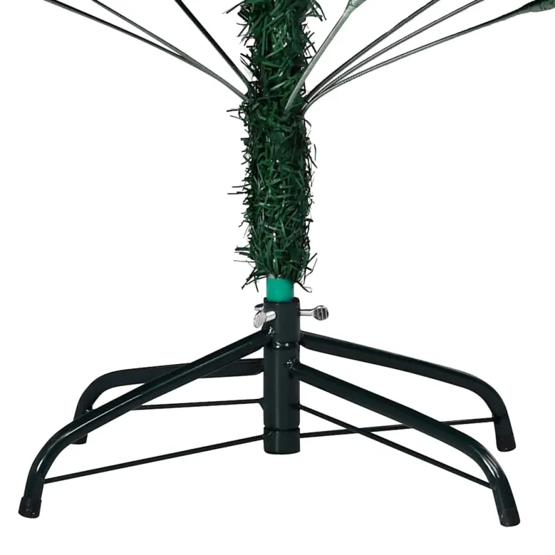 Dirbtinė Kalėdų eglutė su žaisliukais, žalia, 150cm, PVC