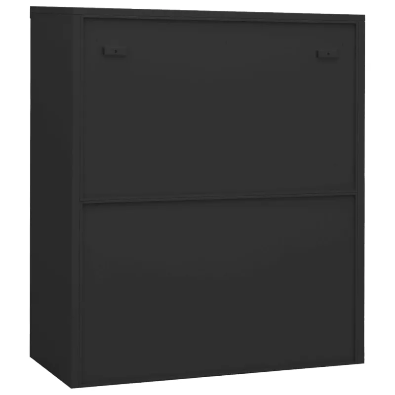 Biuro spintelė su loveliu, antracito, 90x40x128cm, plienas