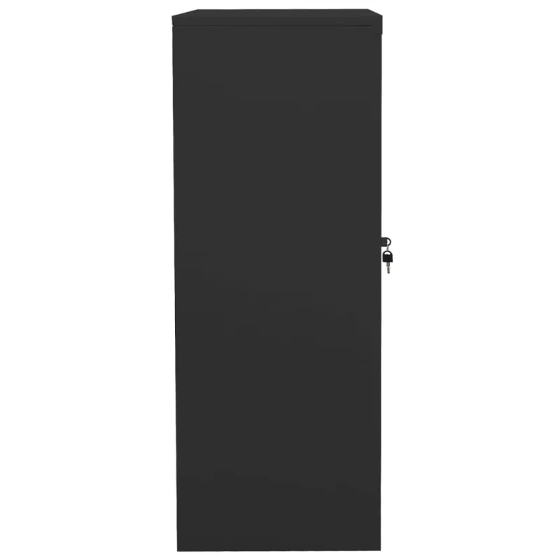 Biuro spintelė su loveliu, antracito, 90x40x128cm, plienas