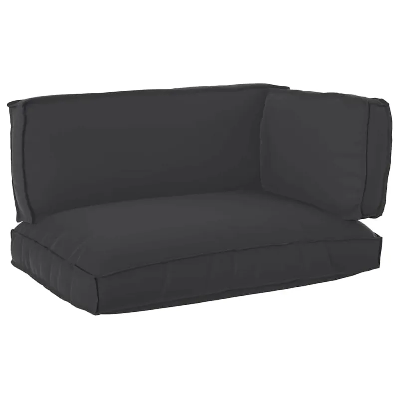 Pallet pagalvių rinkinys 3 pcs Juoda Oksfordo audinys