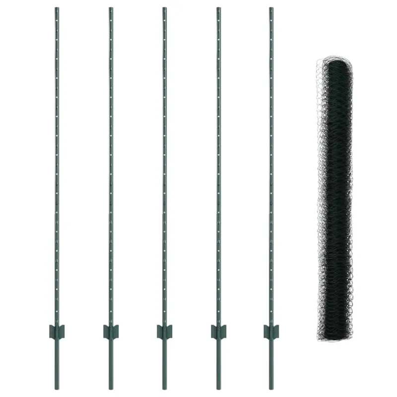 Suvirinto vielos tvoros 10 x 1,5 m (P x A) PVC dengtas plienas