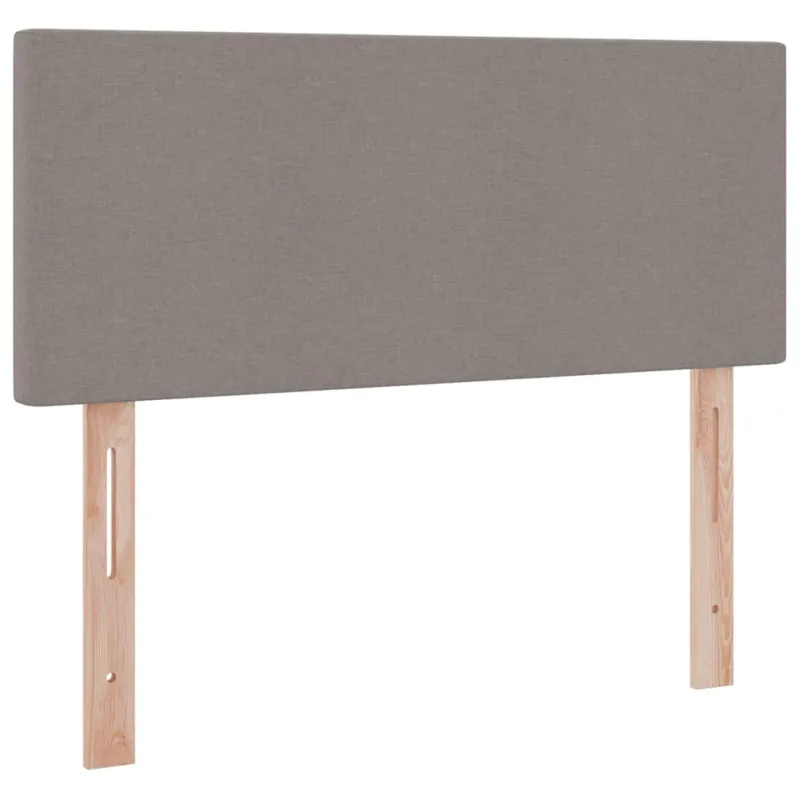 LED saugojimo lova su čiužiniu Taupe 120 x 200 cm Audinys