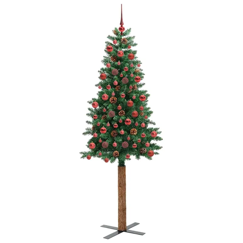 Lieknas Kalėdų eglutė Žalia 180 cm PVC ir kietasis pušų medis