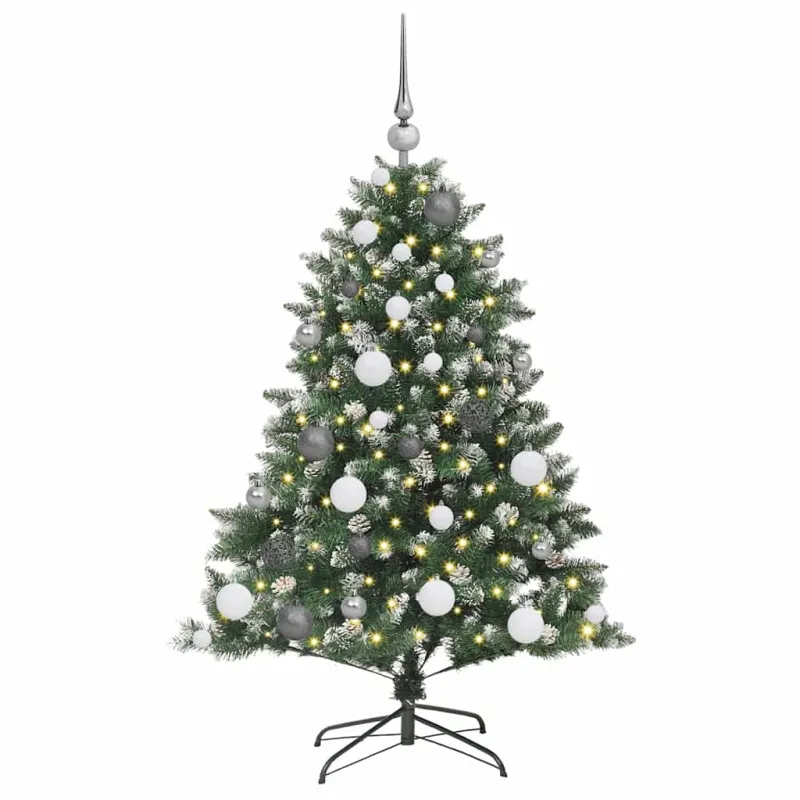 Dirbtinė Kalėdų eglutė Žalia 120 cm PVC, plastikas ir plienas